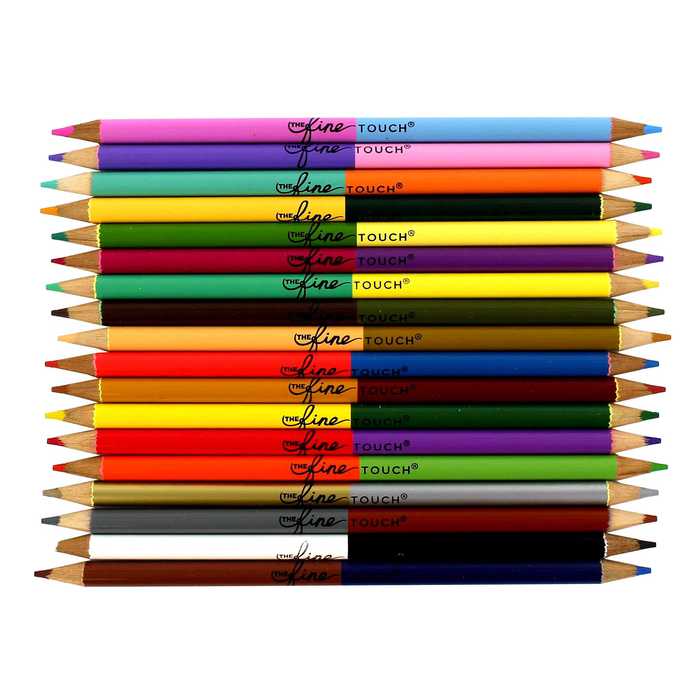 The Fine Touch BiColored Pencils 18 Piece Set Hobby Lobby 932392